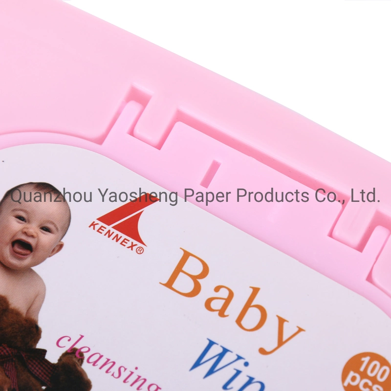 Plastic Box Daily Use Alcohol Free Baby Wet Wipes/ Wet Tissue