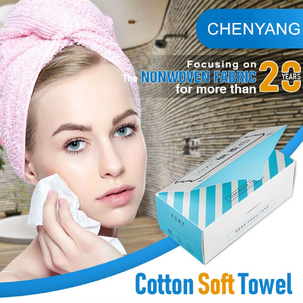 Custom Organic Spunlace Nonwoven Bamboo Wet &amp; Dry Wipes Tissue Disposable Cotton Cloth Towel Aesthetic Face Towel Facial Tissues