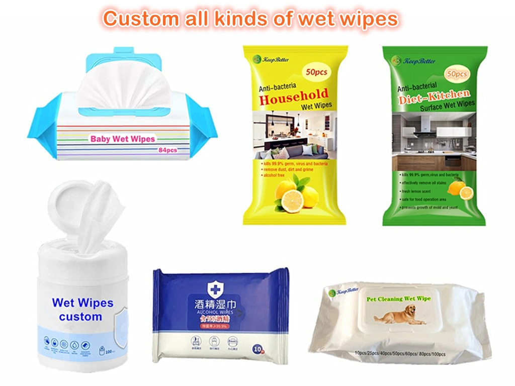 Cleaning Pet Wipes Animal Wet Wipes for Pet Hospital